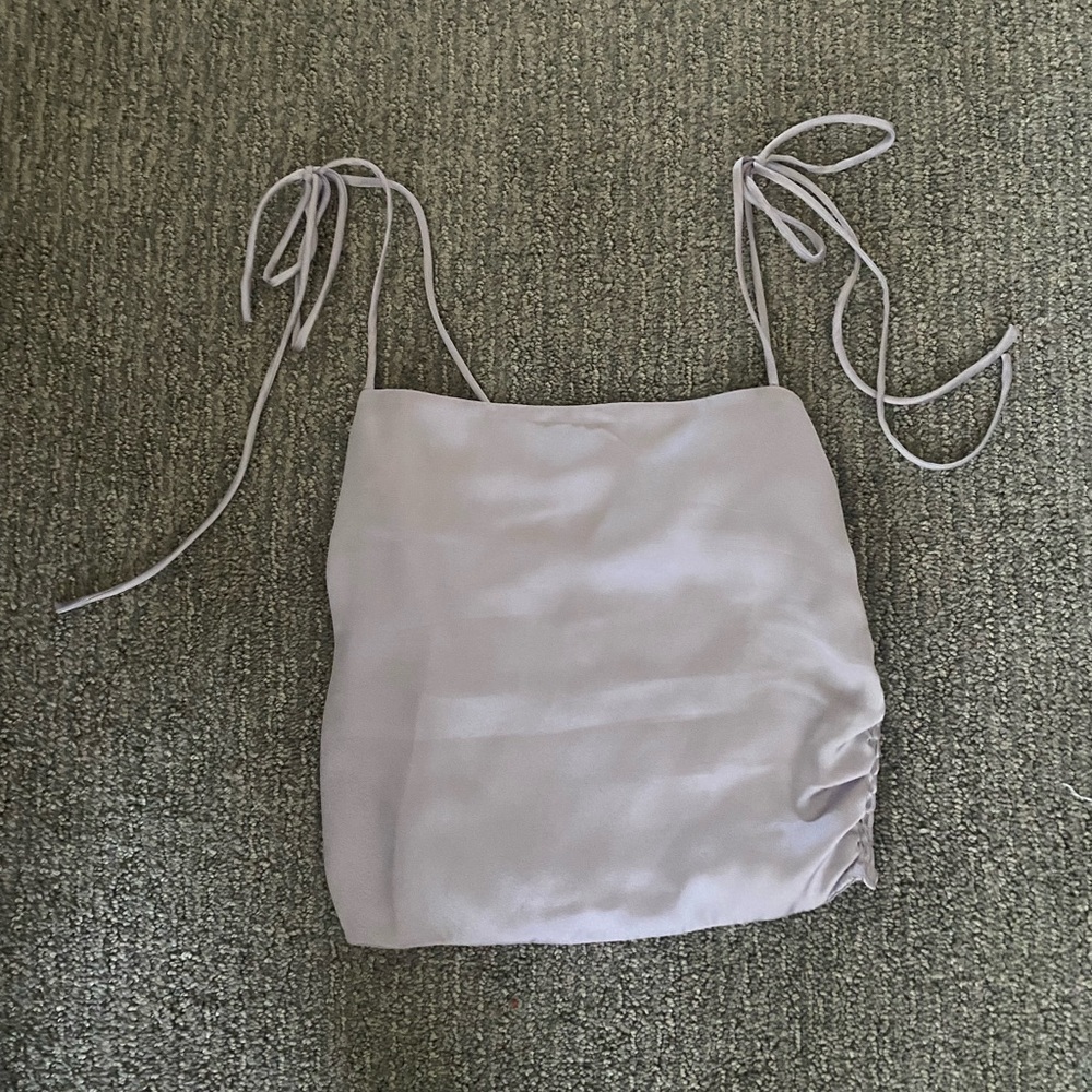 Urban outfitters purple tie top